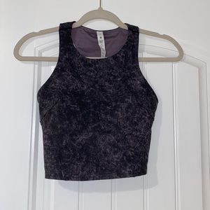Lululemon Invigorate Training Tank Top. Size 4. Denim Wash Print Dusky Lavender.